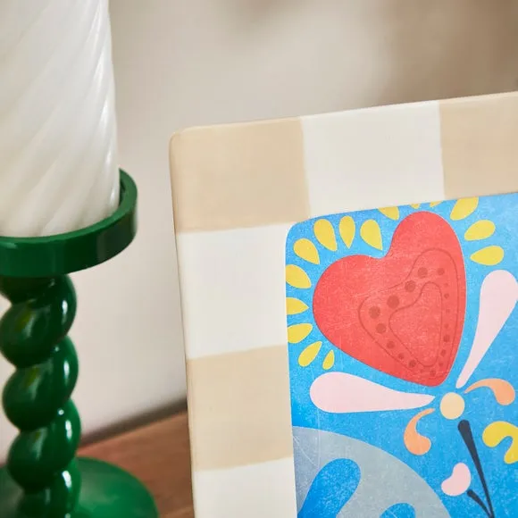 Striped Ceramic Photo Frame 3
