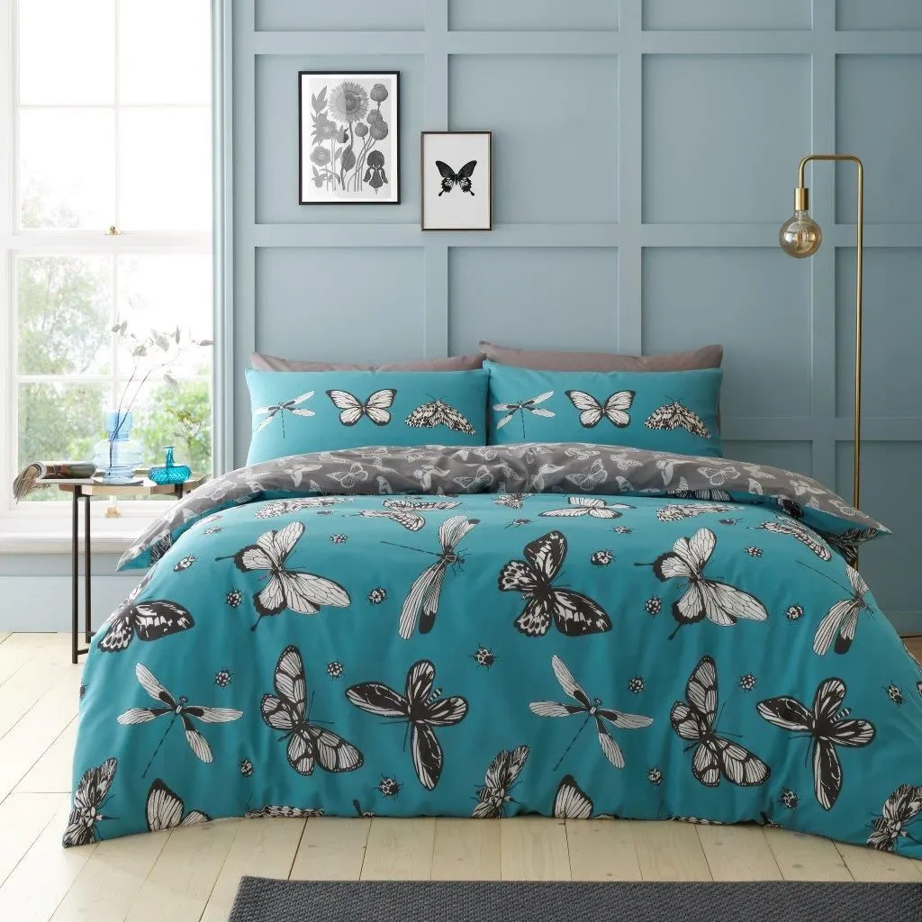 GAVENO CAVAILIA Gertie Printed Duvet Cover in Blue