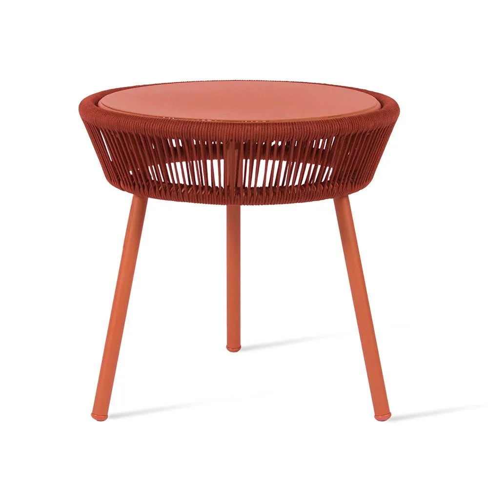 Vincent Sheppard Loop Outdoor Side Table Terracotta 2