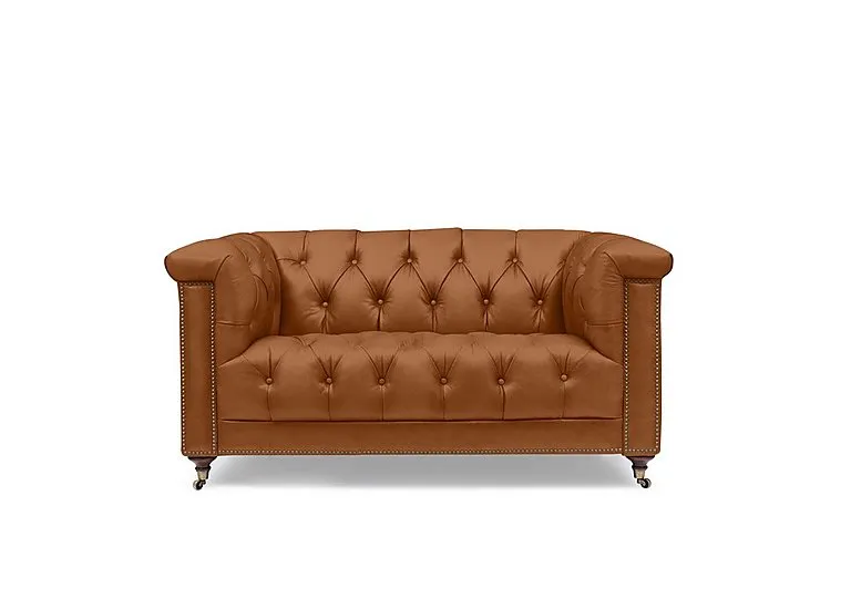 Wallace 2 Seater Leather Chesterfield Sofa