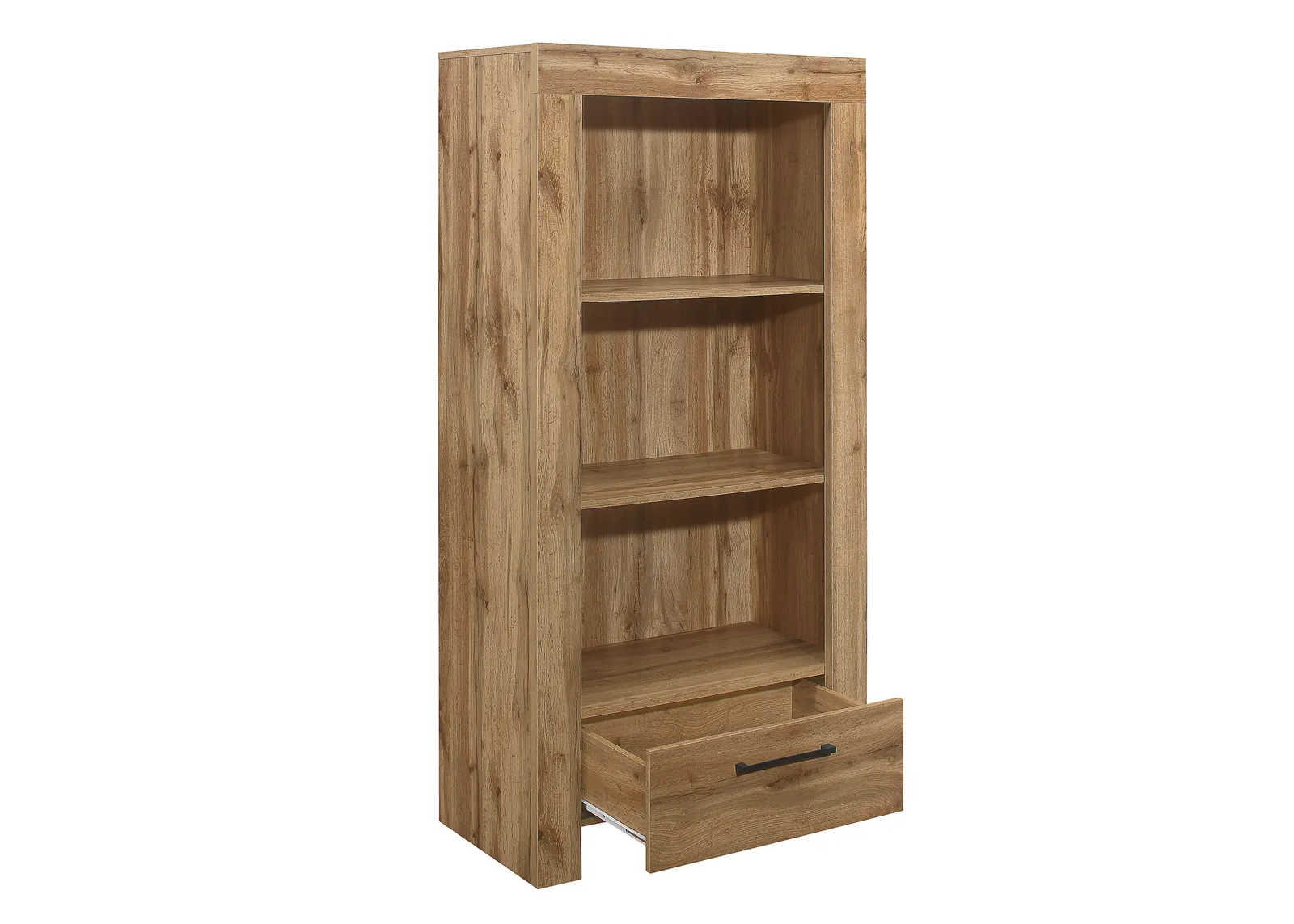 Birlea Oak Bookcase with Drawer Compton in Light Oak 3