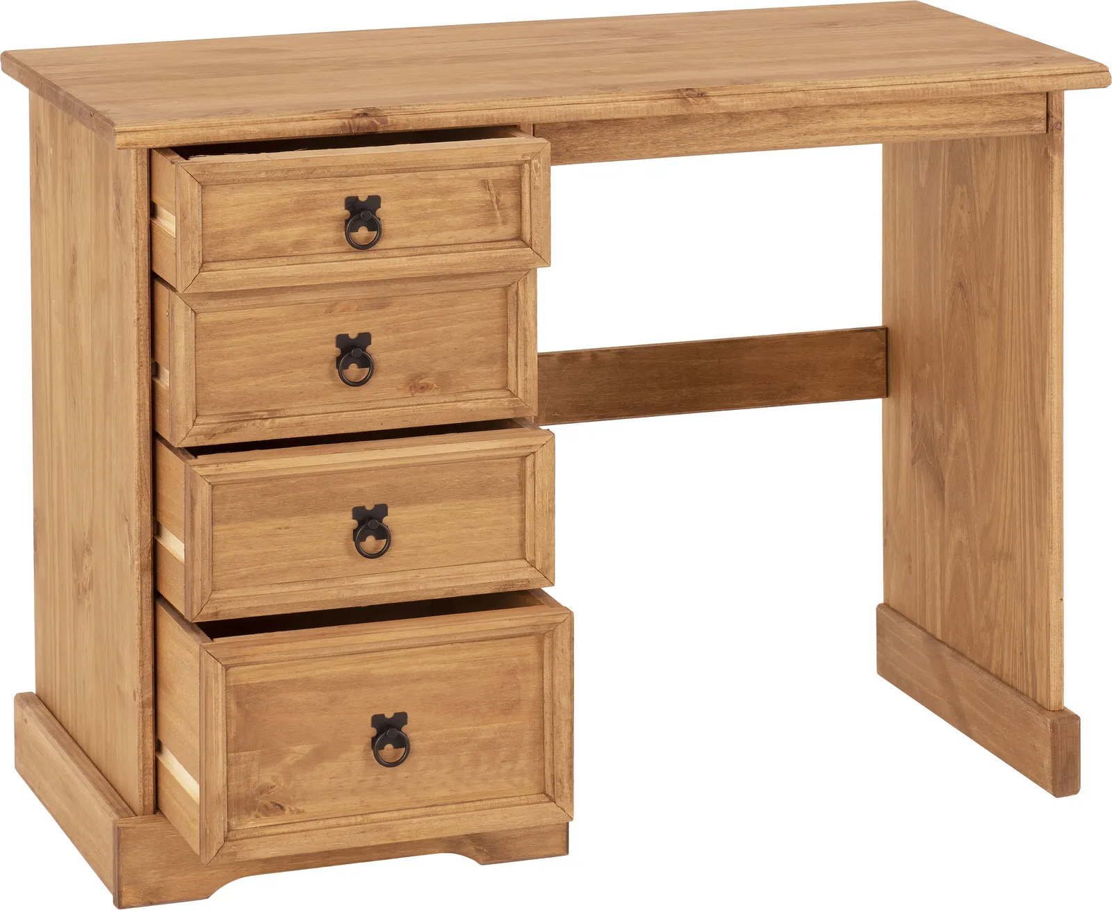 Seconique Corona 4 Drawer Dressing Table in Natural 3