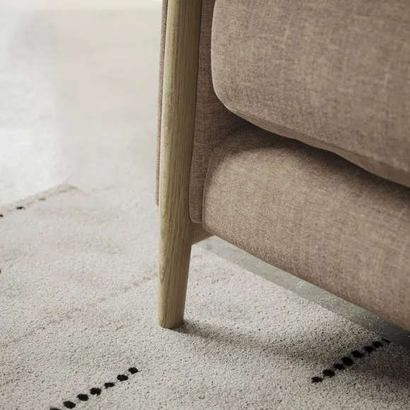 Hector Tonal Plush Chenille 3 Seater Sofa 5