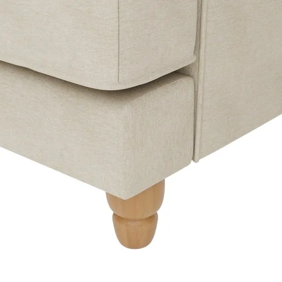 Beatrice Luna Fabric 3 Seater Sofa 6