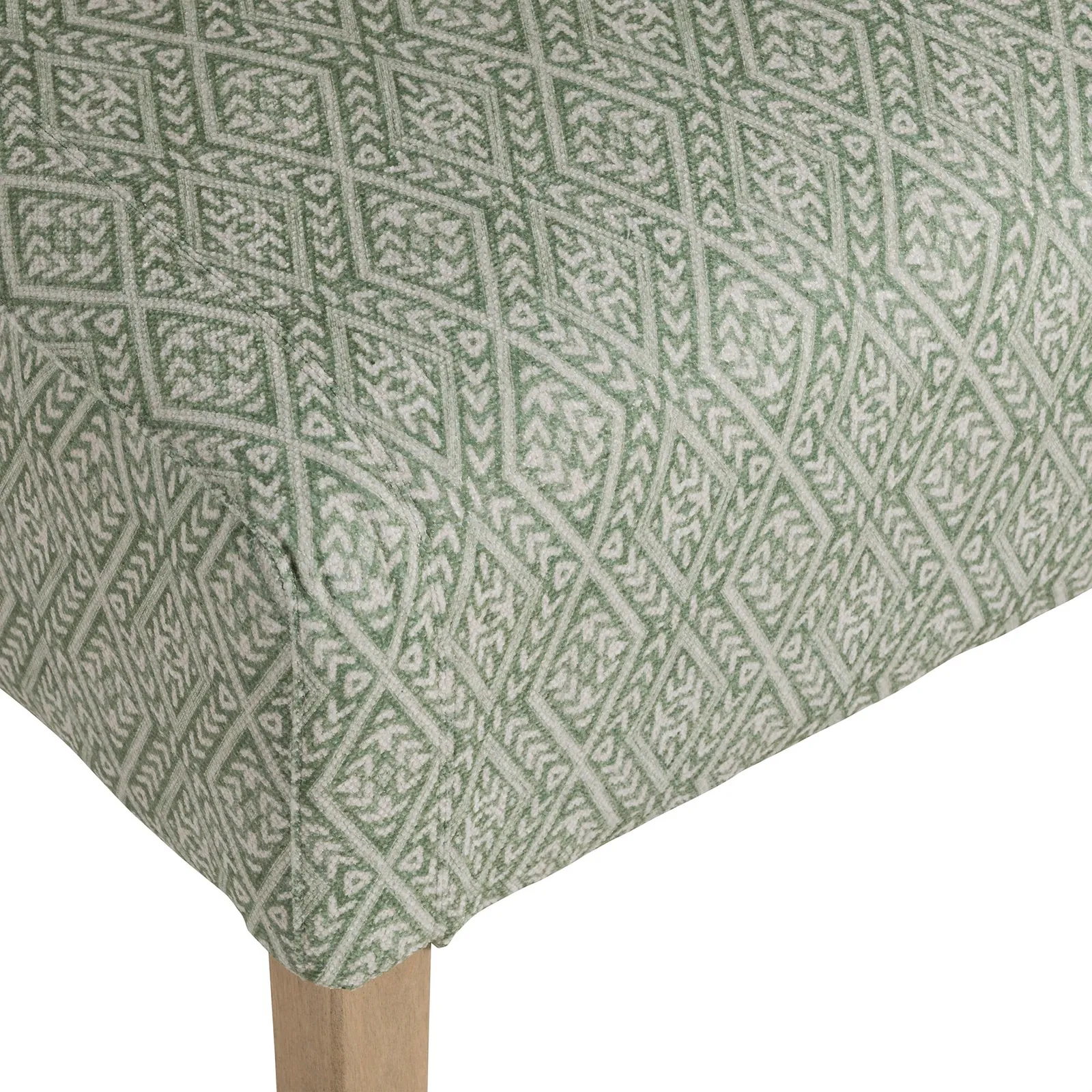 Medina Corner Bench Right, Green Fabric | Barker & Stonehouse 5
