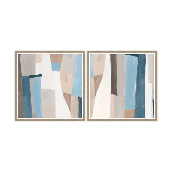 Artko Set of 2 Geometry Harmony by Hannah Dawson Framed Prints 3