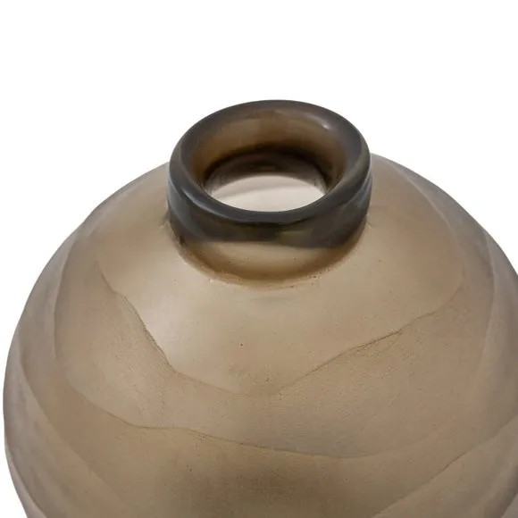 Cedar & Sage Bevelled Glass Globe Vase 4