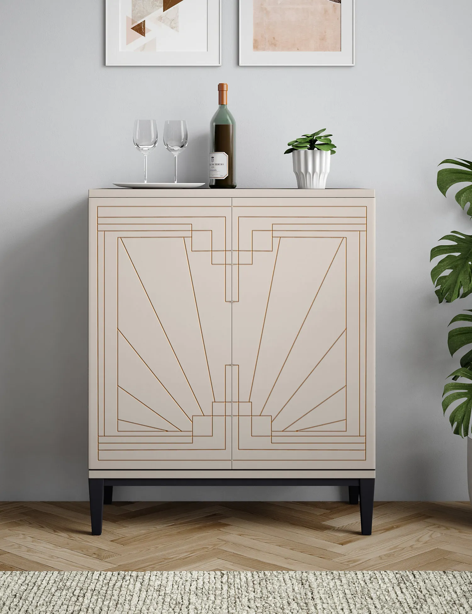 M&S Carraway Drinks Cabinet
