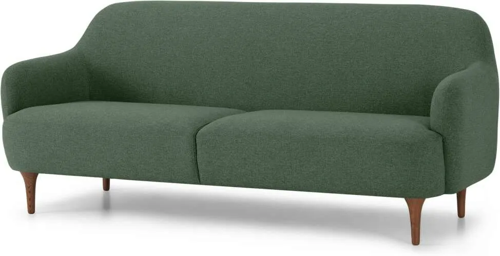 Lupo 3 Seater Sofa Darby Green