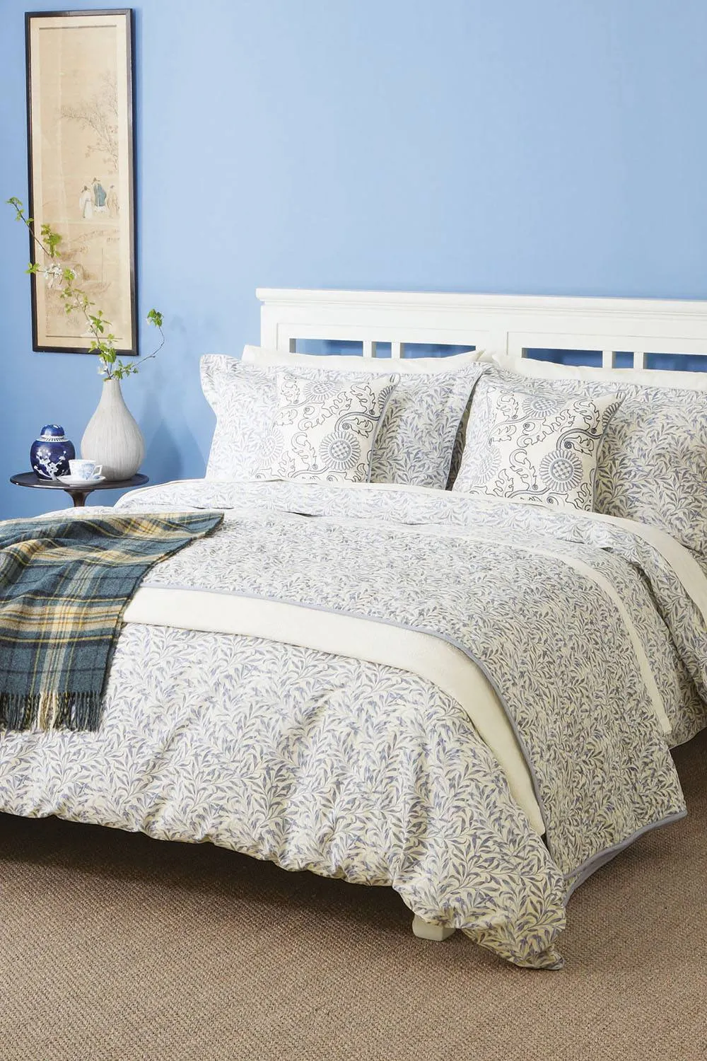 Morris & Co 'Willow Bough' Cotton Percale Duvet Cover Set