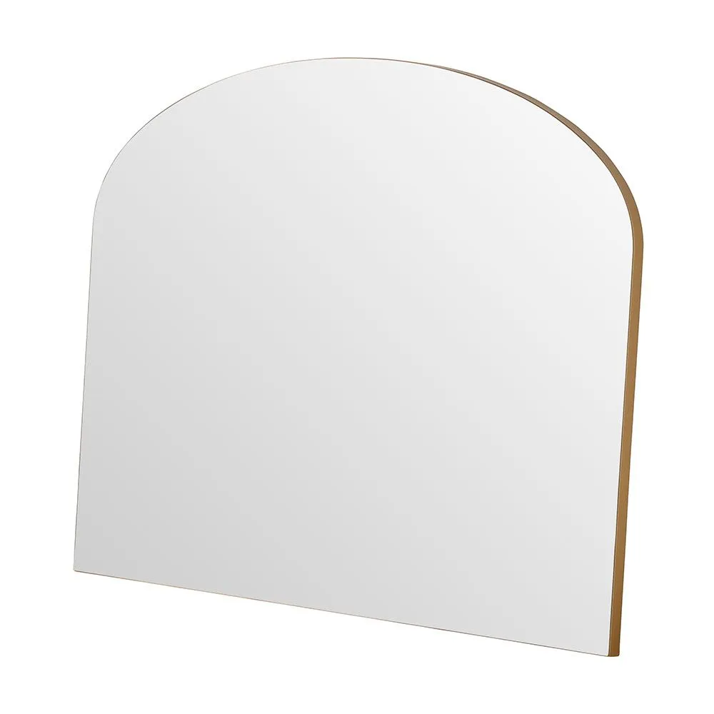 Yearn Mirrors Minimal Plain Mantle Mirror Gold 91(w) x 69cm(h) 2