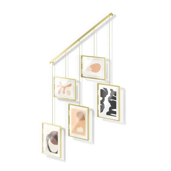 Umbra Set of 5 Exhibit Display Hanging Photo Frames 5