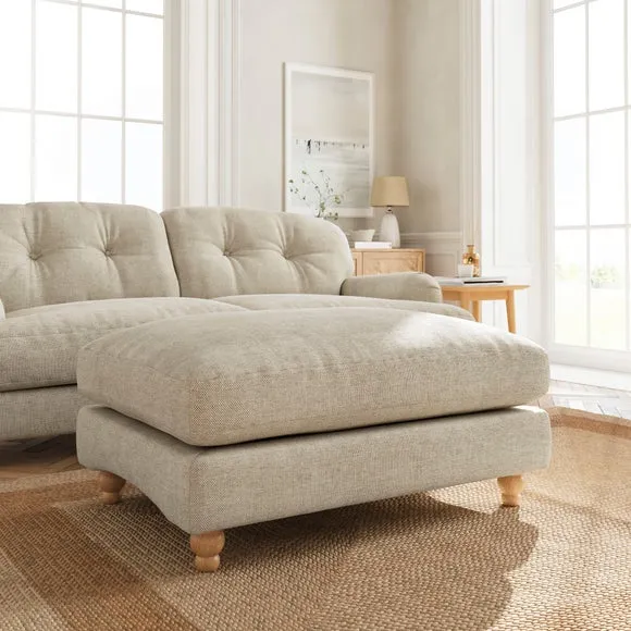 Martha Basket Weave Footstool