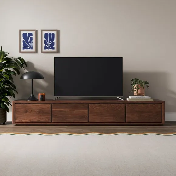 Malik Low Super Wide TV Unit for TVs up to 85" 1