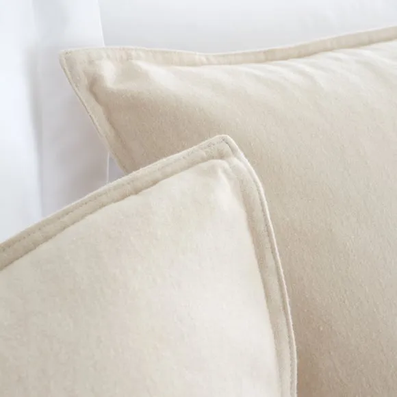 Bianca Fine Linens Embroidery Leaf 100% Brushed Cotton Duvet Cover & Pillowcase Set 3