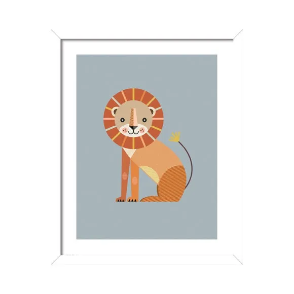 The Art Group Lion Framed Print 2