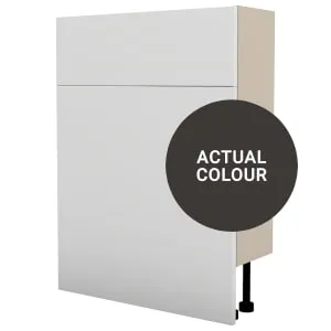 Duarti By Calypso Beaufort 600mm Floor Reaching Slimline Toilet Unit - Ember Grey