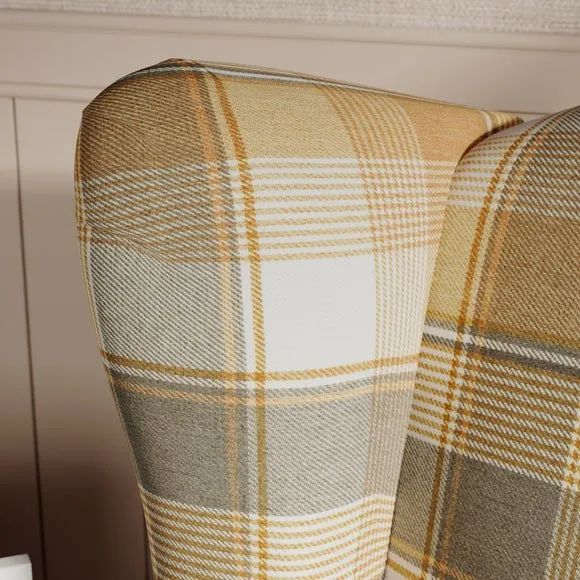 Charnwood Check Grande Armchair 4