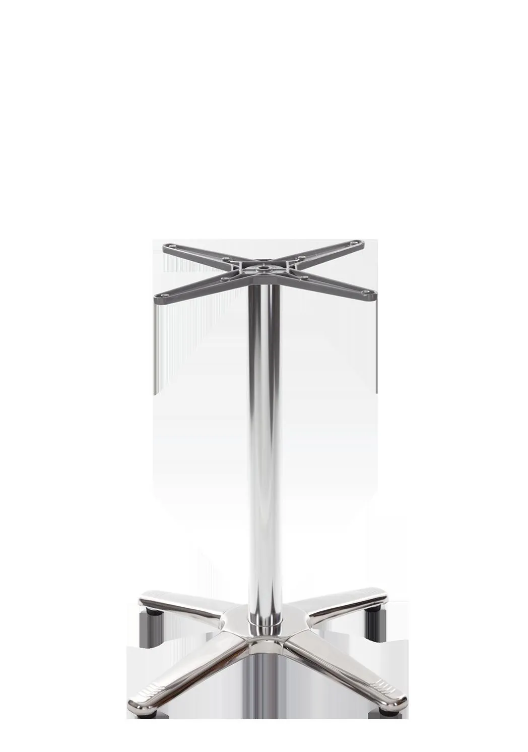 netfurniture Aluminium All Weather Table Base - 4 Leg - Height - 730 mm in Silver