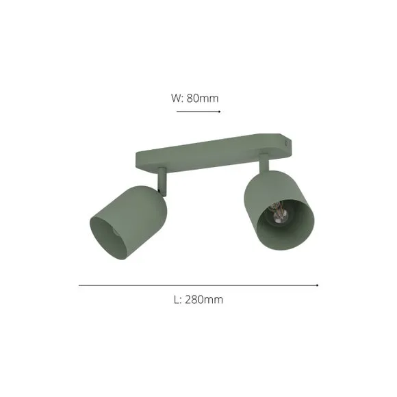 EGLO Tilston Minimalist Dual Ceiling Spotlight 4