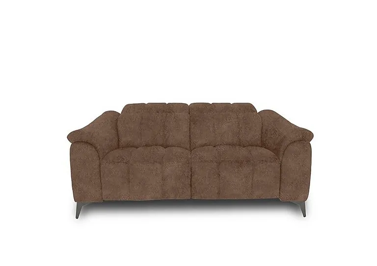 Angelo Fabric 2 Seater Sofa - Classic Brown