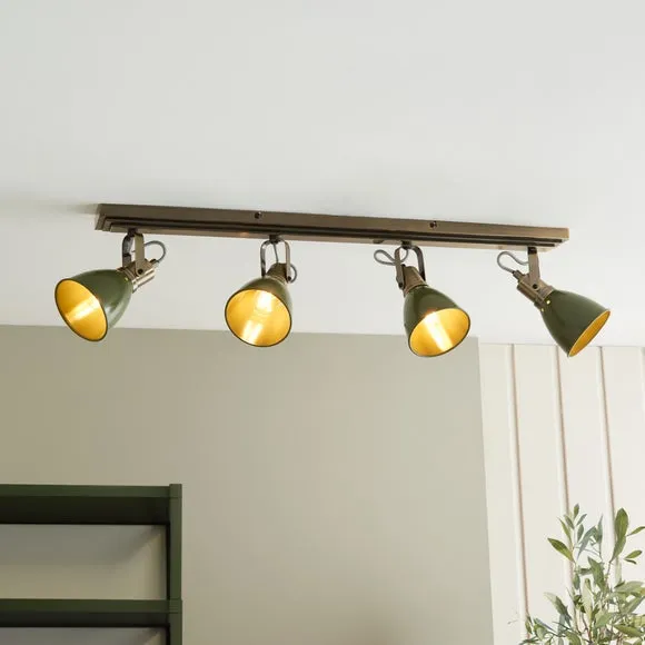 Miley Industrial 4 Light Adjustable Spotlight Bar