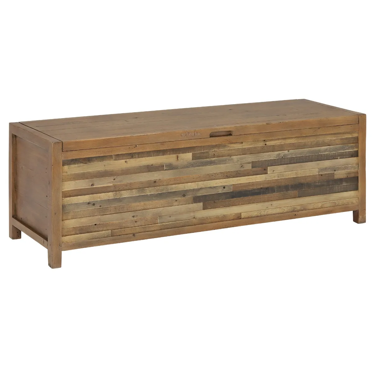 Charlie Reclaimed Wood Large Rectangular Blanket Box
