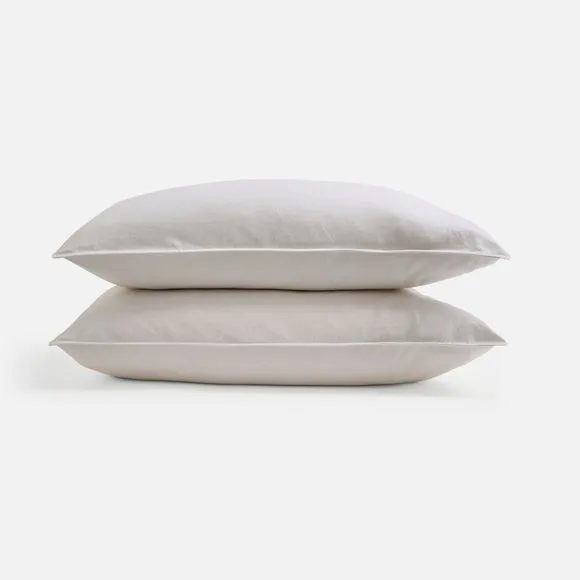 100% Organic Brushed Cotton Standard Pillowcase Pair 3