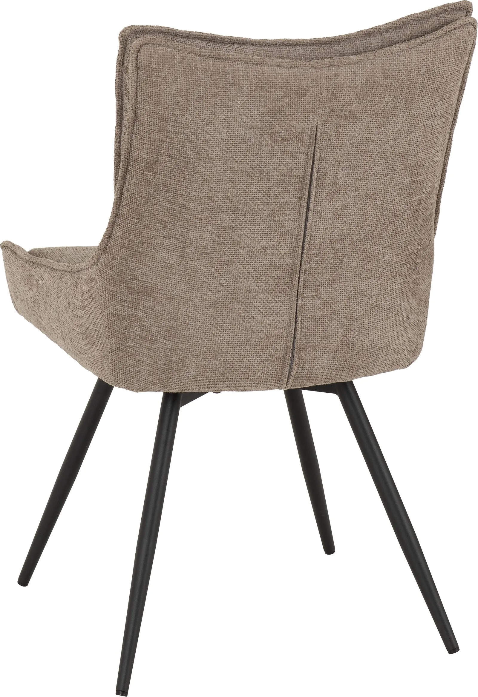 Seconique Lewis Swivel Dining Chair in Fawn 4