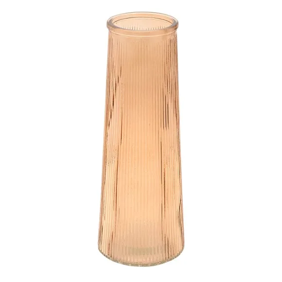 Hestia Tall Ribbed Glass Vase 3
