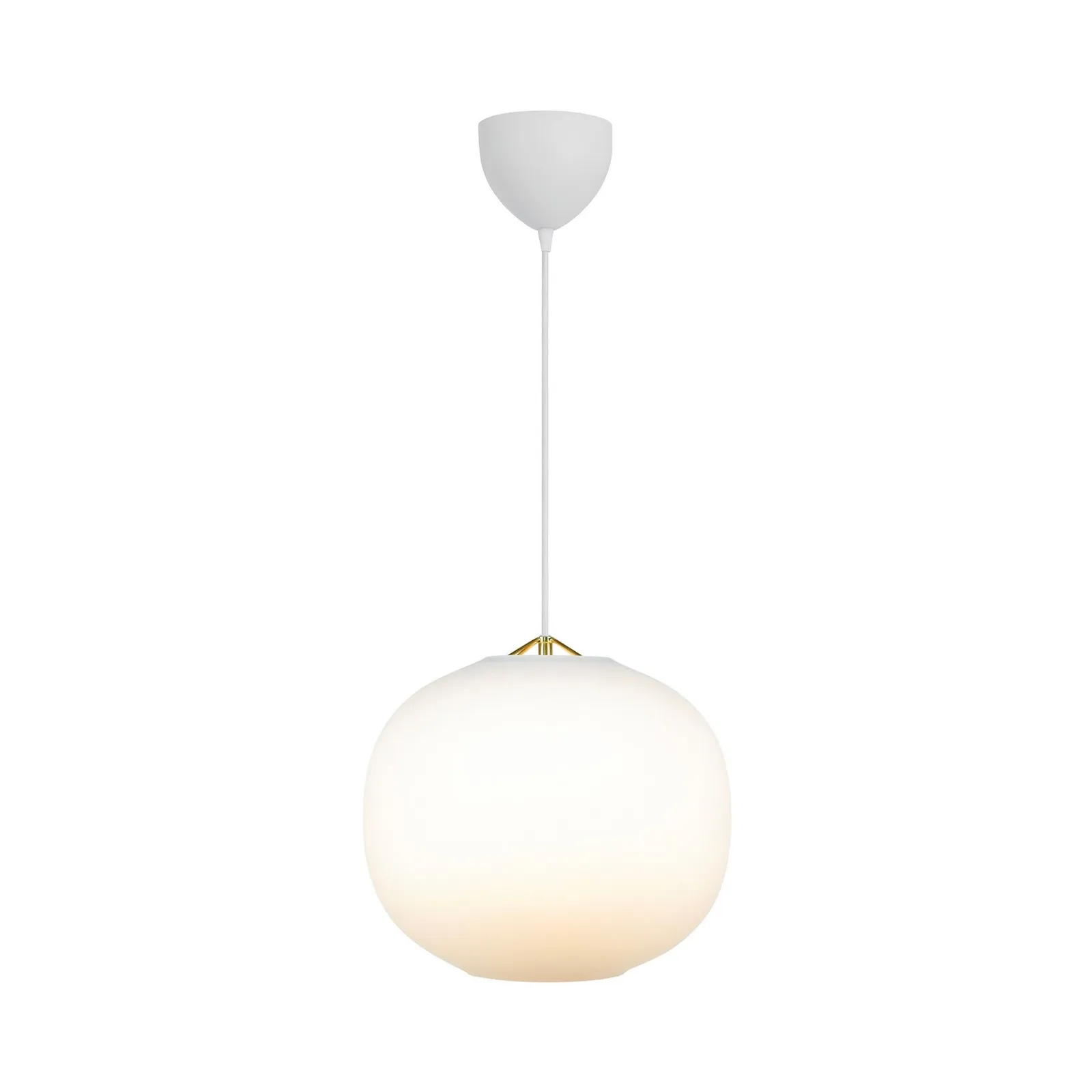 Nordlux Navone Pendant Light Opal White Glass Dining Room E27 Mains 30cm 4