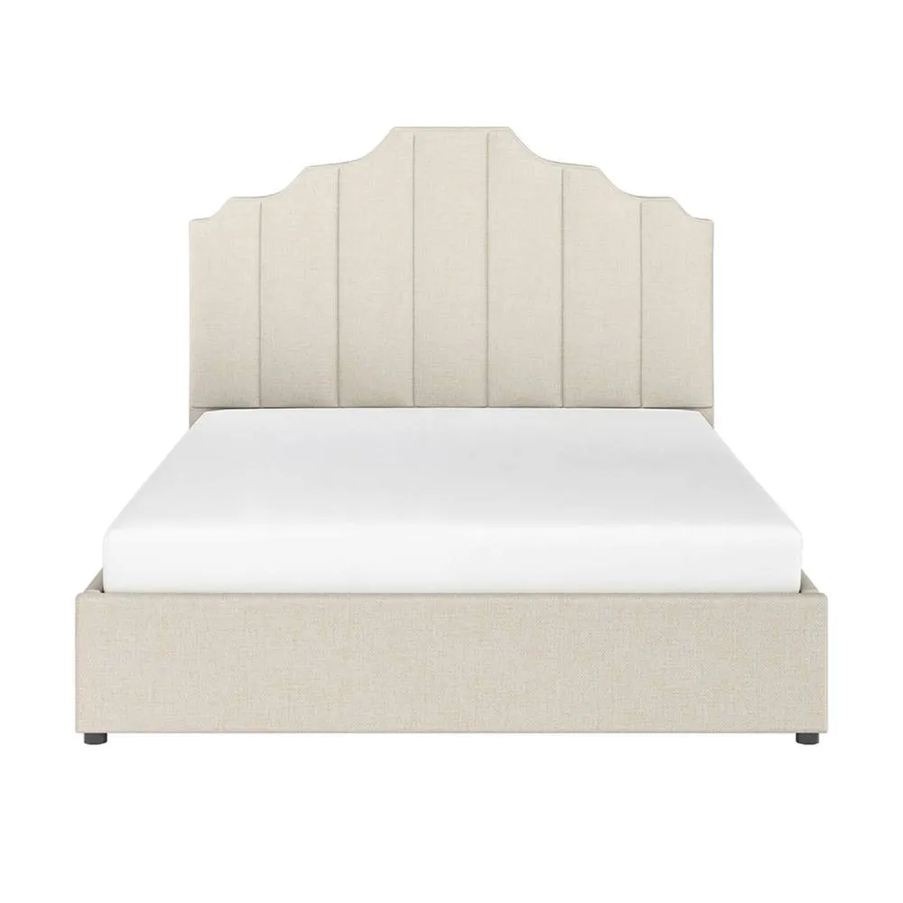 Flair Margot Ottoman Bed Beige Linen 5