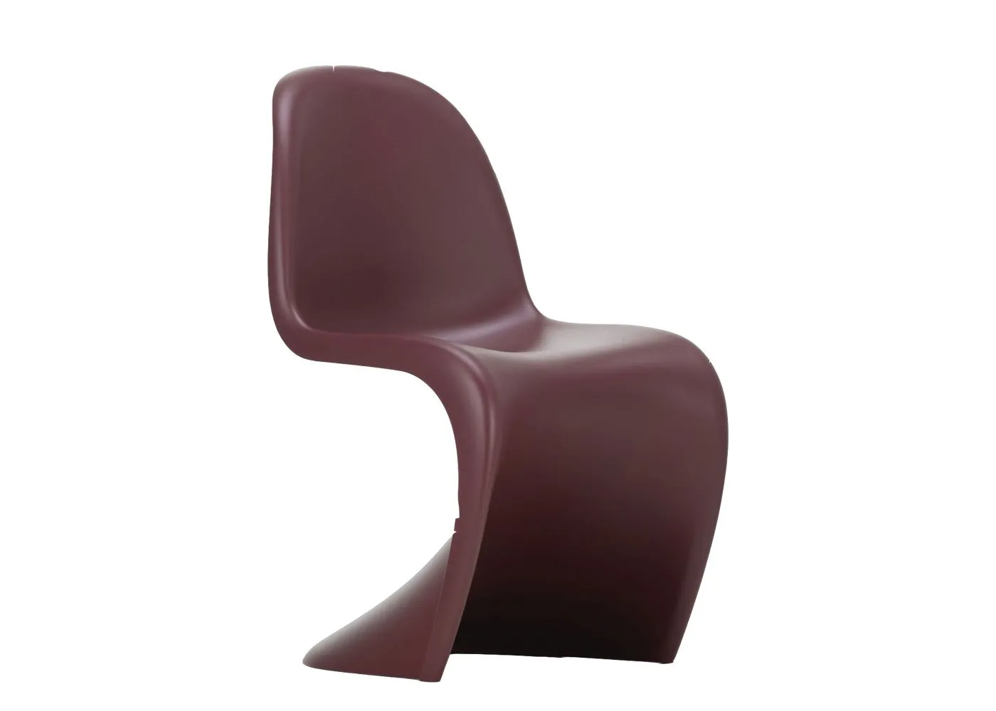 Vitra Panton Chair New Height Bordeaux 1