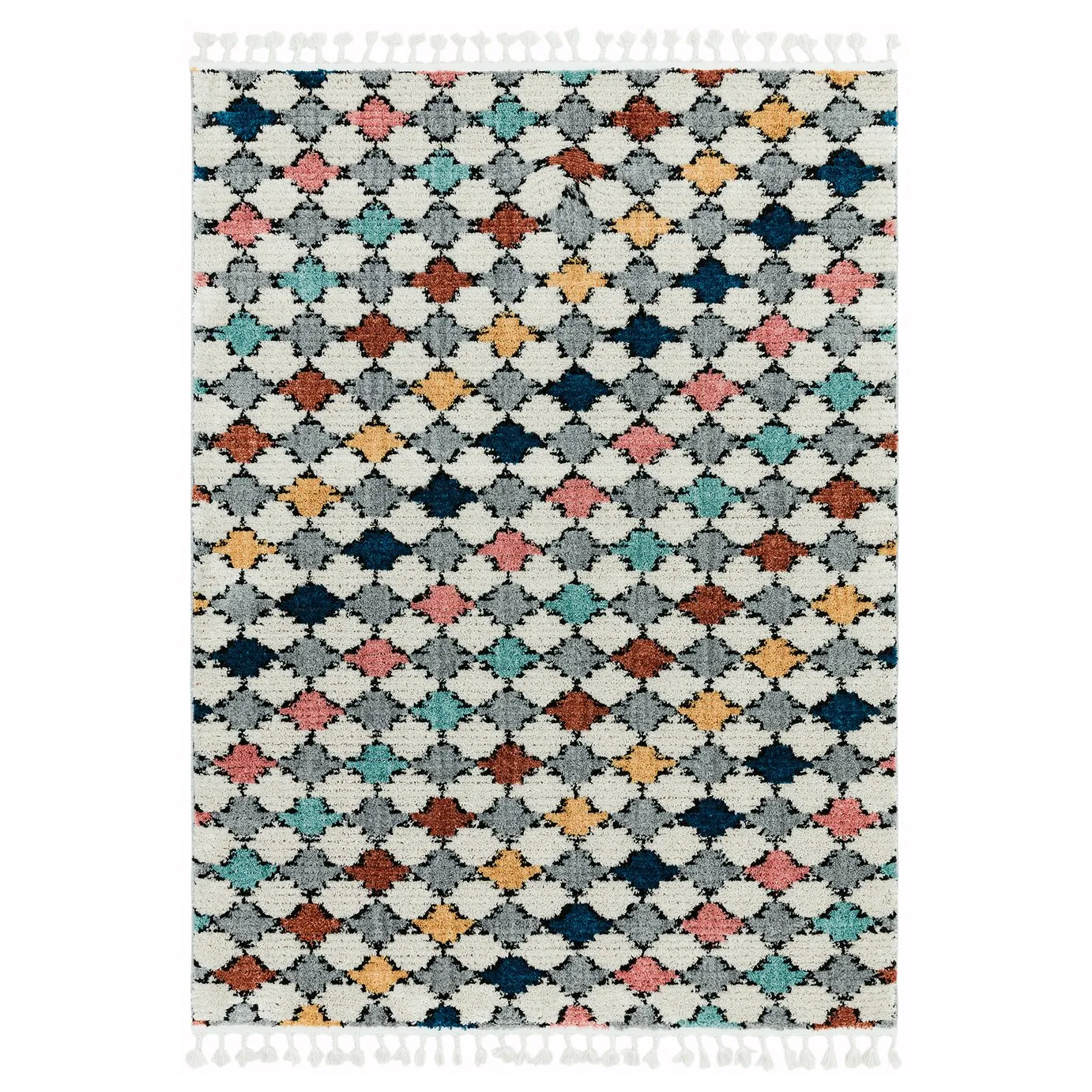 Asiatic Cyrus Moroccan Shaggy Rectangle Rug - 160x230cm