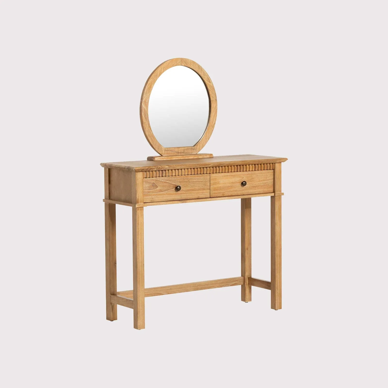 Selene Dressing Table with Mirror, Mindi Wood | Barker & Stonehouse