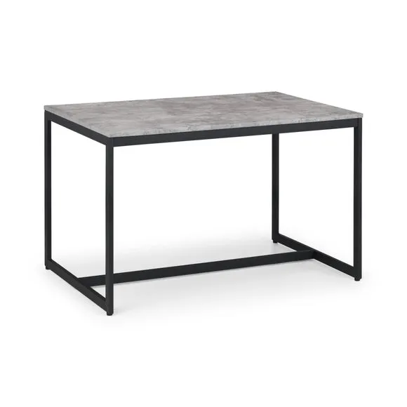 Staten 4 Seater Dining Table, Concrete 2