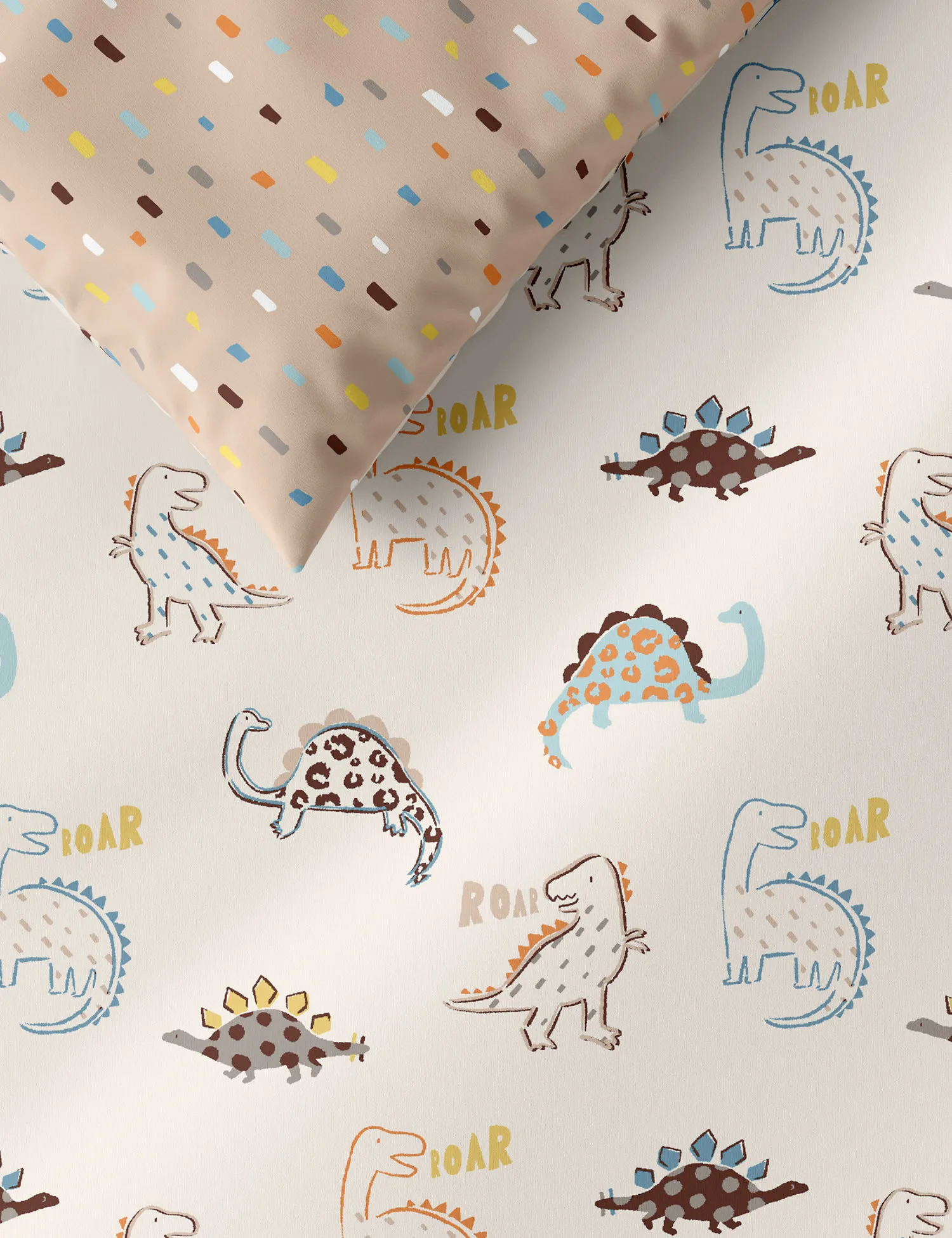 M&S Pure Cotton Dinosaur Bedding Set