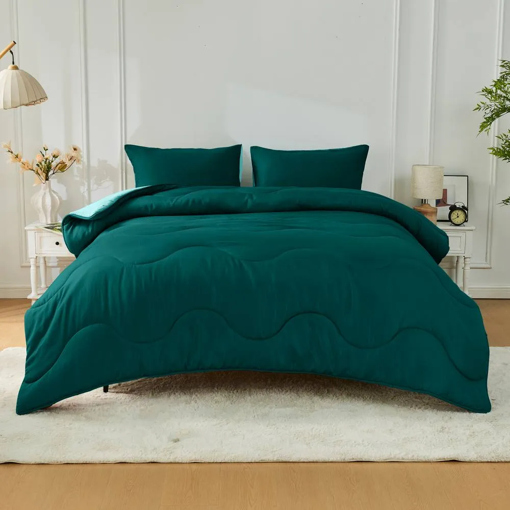 GAVENO CAVAILIA Coverless Microfiber Duvet in Green