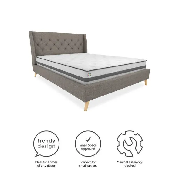 Novogratz Her Majesty Bed, Linen 6
