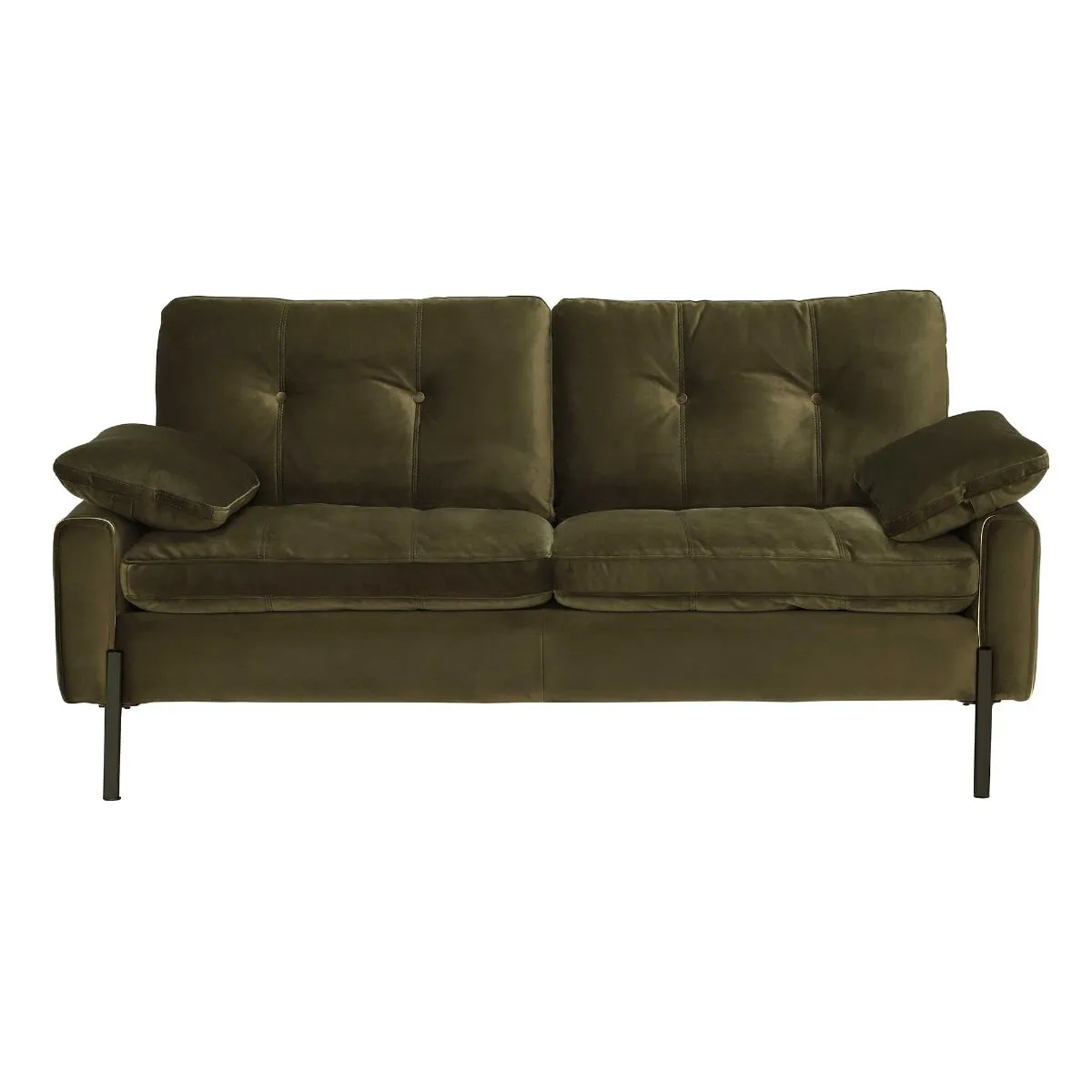 Tristan 2 Seater Sofa, Lush Velvet Green