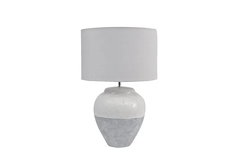 Skyline Large Ceramic Table Lamp - Grey