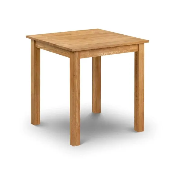 Coxmoor 4 Seater Square Dining Table, Solid Oak 6