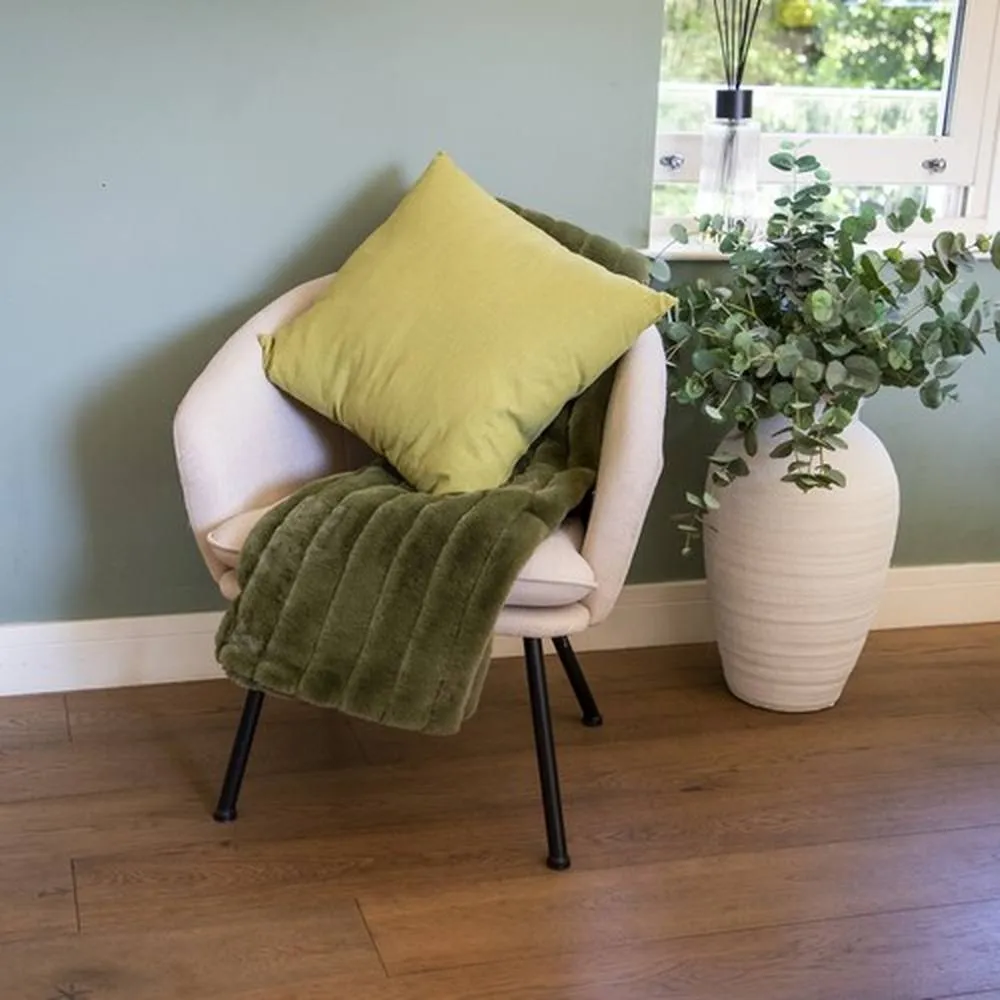 Madison & Mayfair Green Square Cushion