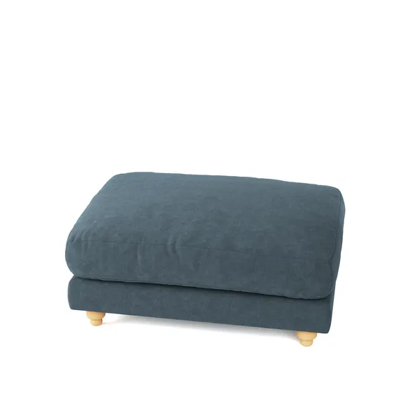 Martha Footstool, Vintage Chenille 4