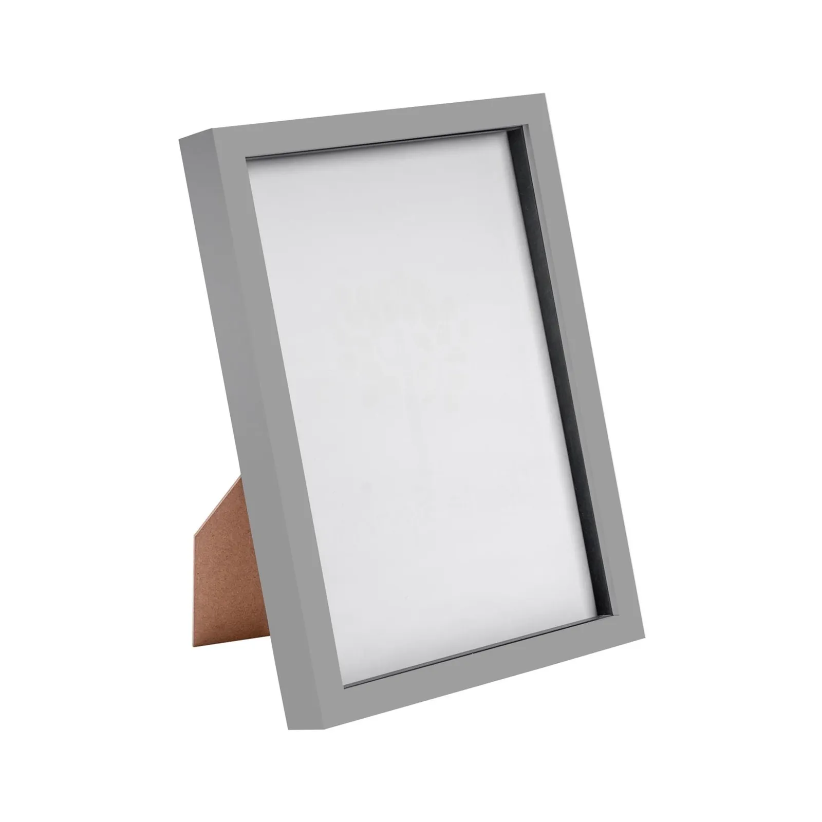Nicola Spring 3D Box Photo Frame - A4 (8 x 12") in Grey