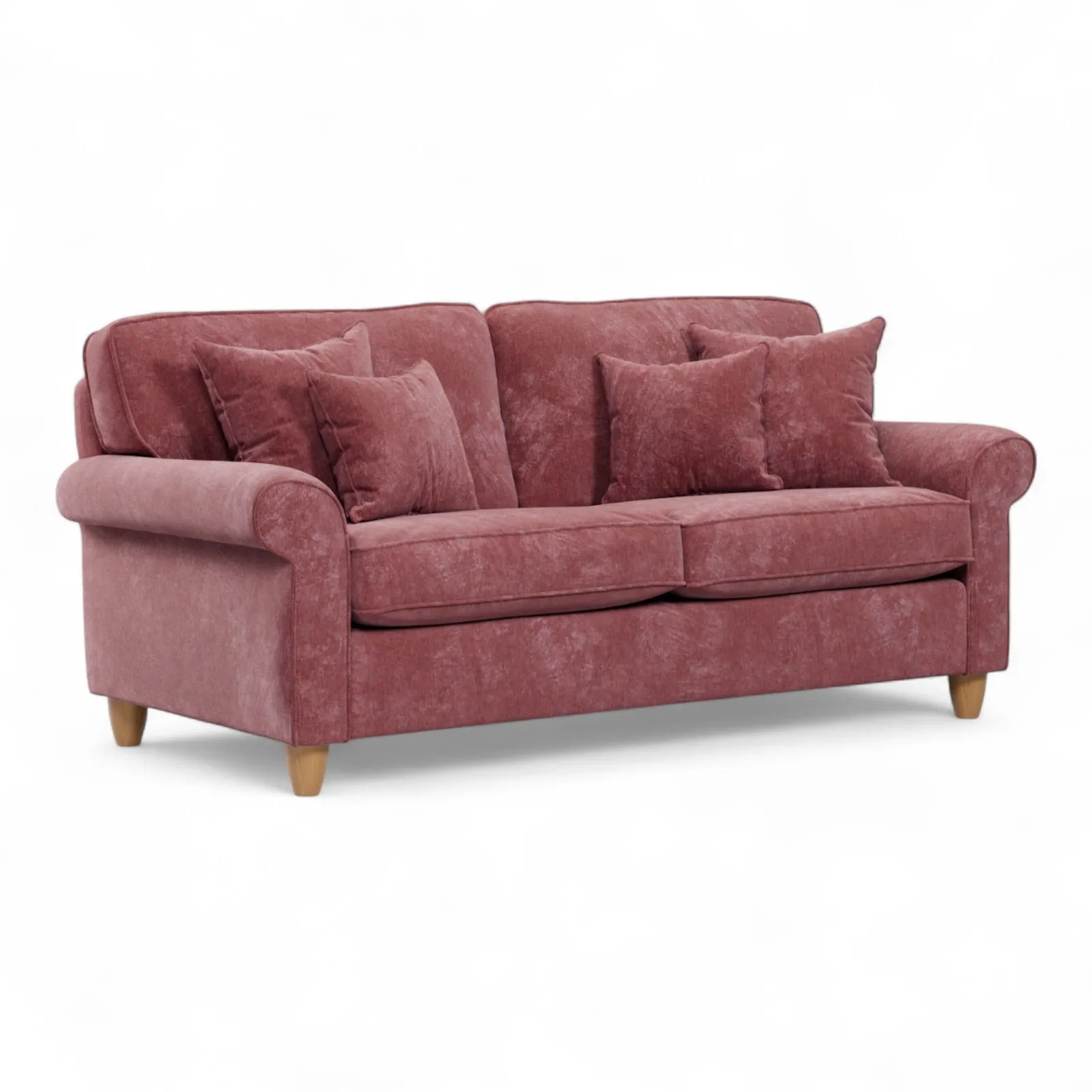 The Great Sofa Company Flora Medium Sofa Glory Deep Terra in Terracotta 2