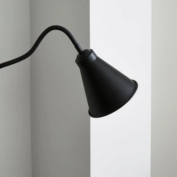 Newton Industrial Goose Neck Adjustable Floor Lamp 3