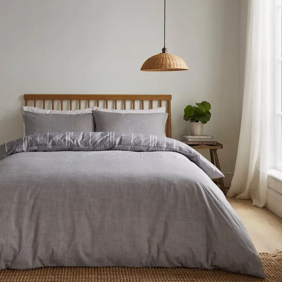 Harley Stripe Polycotton Duvet Cover & Pillowcase Set 3