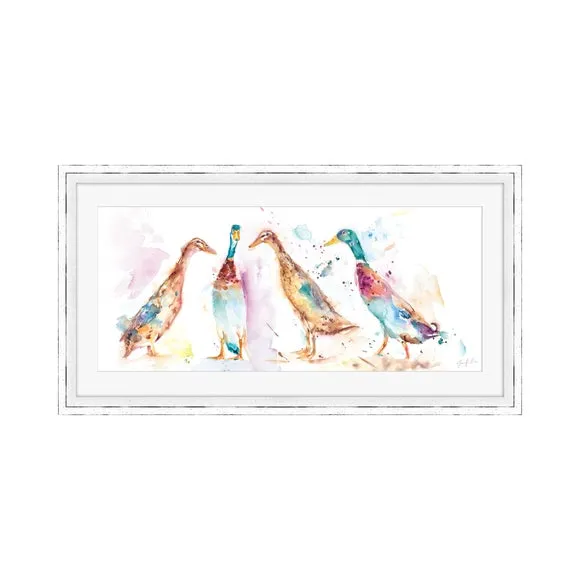 The Art Group Runner Ducks Framed Print 2