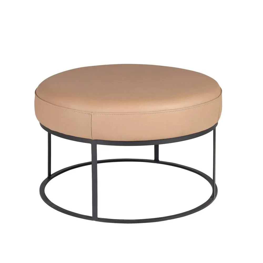 Angel Cerda Brown Leather Bench